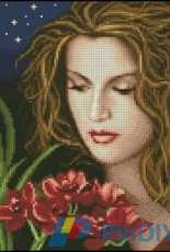 Solaria Gallery - Girl with Orchids