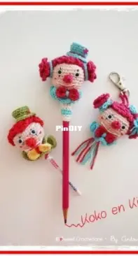 Aminettes World - Sweet Crochetions - Antoinette Vaillant - Mini Koko and Kiki - Dutch - Free