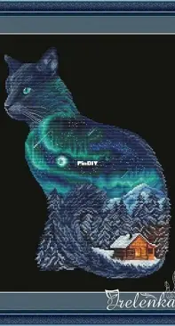 Night Cat by Irina Trepenkova / Irelenka XSD