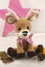 Sweet Oddity Art - Carolyne Brodie - Buck the Deer Crochet Pattern