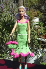 Maguinda Bolsón - Lorena dress and bag set for dolls
