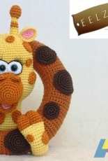 Giraffe Wreath -Eelz - Eelzuhtjuhs Crochet and More