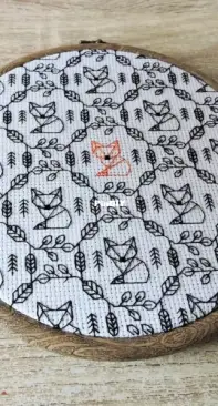 TrunkyStitches - Fox Blackwork PCS