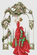 Mirabilia MD 03 The Rose of Sharon in red and green dress XSD