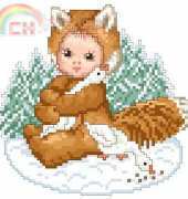 Ellen Maurer Stroh EMS Animal Babies - Fox Baby PCS