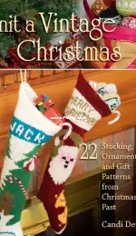 Knit A Vintage Christmas by Candi Derr