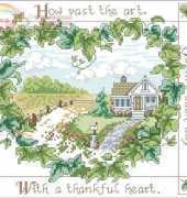 Thankful Heart from Cross Stitch Quick magazine Apr/May 1991 xsd
