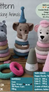 Go Handmade - Stacking Animals - Free