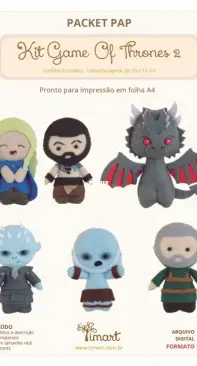 Timart - Fatima Barbosa - Kit Game of Thrones 2 - Portuguese