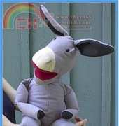 Debbie Spaulding #1004-Donkey Puppet Pattern