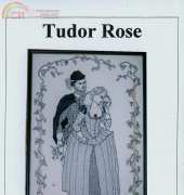 Catkin Embroidery Designs - Tudor Rose, Blackwork