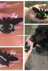brooch Toothless "How to Train Your Dragon"