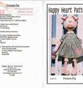 Happy Heart Patterns HHF-73 Petunia Pig