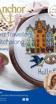 Anchor - ANC0003-147 - Bird Travellers Stitchalong February by Anna Matvieieva  - Free