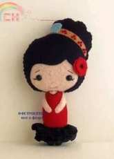 Unknow Designer-Felt Doll /Japanese