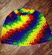 Simple Rainbow Hat