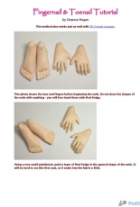 Fingernail & Toenail Tutorial for Dolls by Deanna Hogan