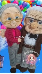 Zombiegurumi - Luisa Contreras - Carl y Ellie - SPanish