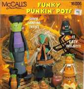 McCalls Funky Punkin' Pots