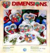 Dimensions 8731 Snowman Hearts