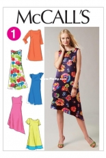 McCall's M6465 Misses' Dresses, Size B5 (8-10-12-14-16) sewing pattern set
