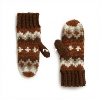 Yarnspirations - Patons - PAC0115-030364M - Winter in Vermont Crochet Mittens - Free
