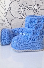 Elifine Designs - Mammino Designs - Aida - Crochet Booties Number 48