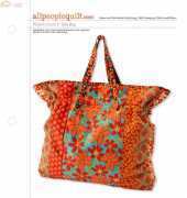 All People Quilt- Cinch It Tote Bag – Free Project