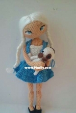 Doll and dog