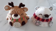 Reversible Christmas Reindeer - Polar Bear