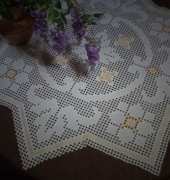 Tablecloth christmas star hardanger-Sarah hardanger nº02