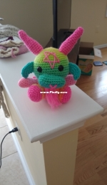 Baby Baphomet in bright colors