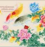 Carps and Peonies