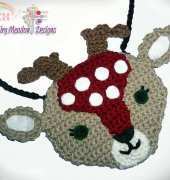 Fairy Meadow Designs - Little Deer Purse or Candy Cane Holder