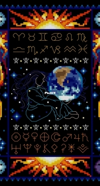 Witches Stitches WS103 - Astrology Sampler by Anne Marie Garrison PCS