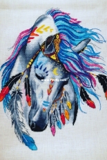 Indian horse by Nadezhda Gavrilenkova