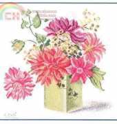 DMC XC0825 Dahlias Bouquet
