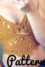 CozyCreativeCrochet - Heather Cummings - The Lace Bralette