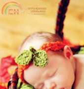 Too Cute Crochet - Jocelyn Sass - Zig-Zag Headband With Leaves
