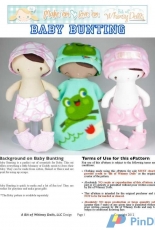 A Bit of Whimsy Dolls-Baby Bunting