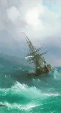EstE 072 A Ship in a Stormy Sea XSD