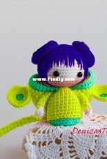 Denizas Toys -Tetyana Korobkova - Tanoshi Series toy - Monkey Doll