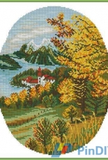 Wiehler 3693-1 Autumn Scene
