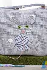 Briana K - Briana A. Kepner - Cat Crochet Project Bag