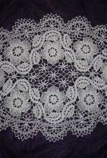 Doily with rose