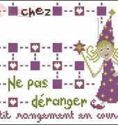 Lili Points S001 Panneau Porte Fille XSD