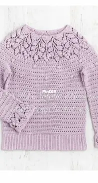 Outstanding Crochet - Natalia Kononova - Berries Yoke Top / Sweater