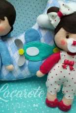 Laçarote Artesanatos - Menina/Menino /Girl/Boy Felt Pattern - Portuguese - Free