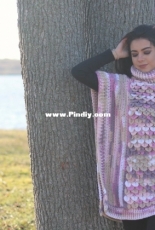 Bonita Patterns - Lianka Azulay - Crocodile Stitch Poncho
