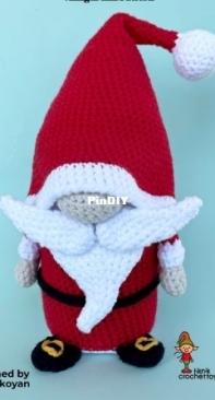 Tiknik Crochet Toys - Lilit Nikoyan - Santa Gnome